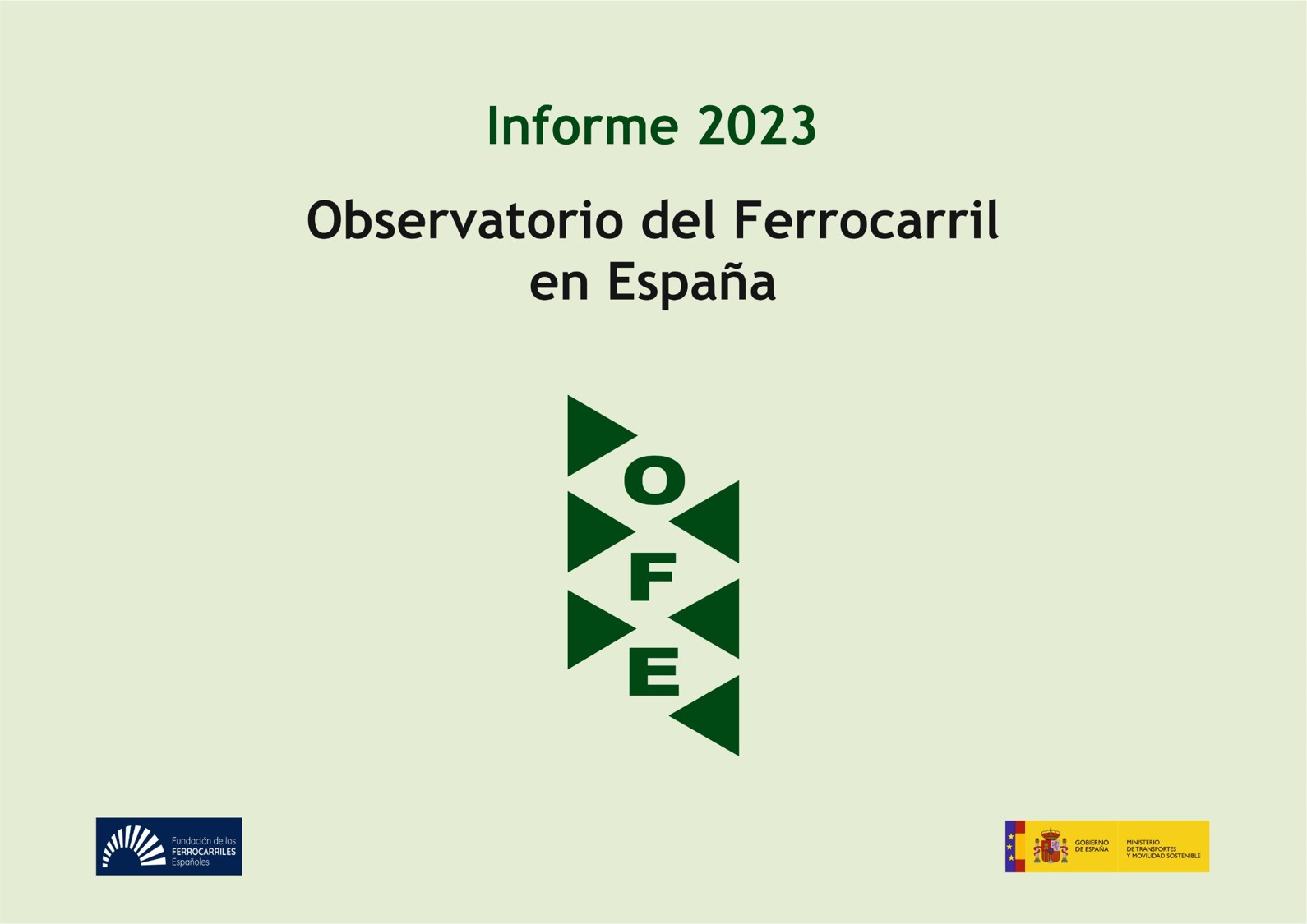Disponible el nuevo informe del Observatorio del Ferrocarril en España