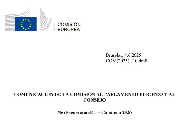 Documento sobre los fondos NextGeneration EU  Camino a 2026  